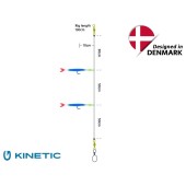 Kinetic Sabiki Soft Tail UV 8/0 Black Fire Tail