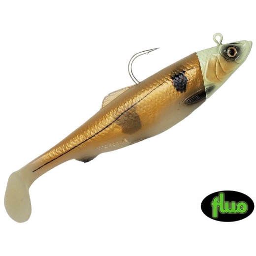 4D Herring Big Shad 25cm 300g 1+1pcs Glow Haddock
