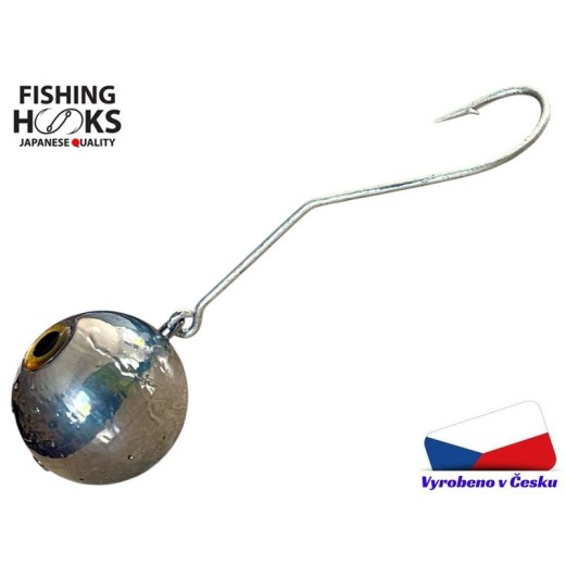 Čeburaška 100g 8/0 stříbrná