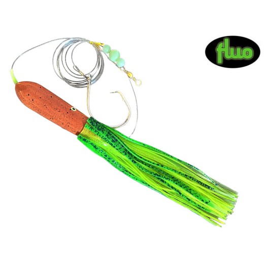 Kinetic Sabiki Halibut No-Limit Rig UV Squid 1,4m 12/0