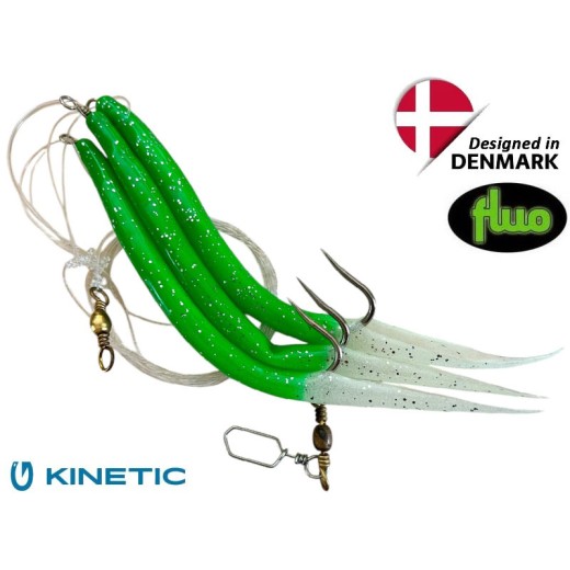 Kinetic trubičky MAKK Rig návazec 10/0 zelená fluo