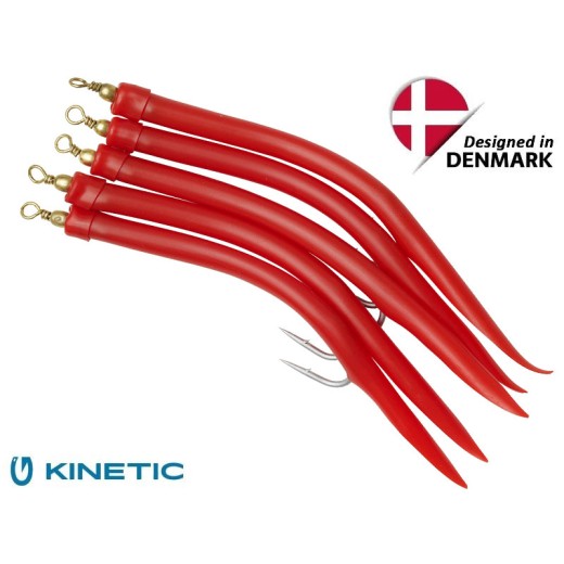 Kinetic trubičky MAKK 12/0 červená nenavázené 5ks