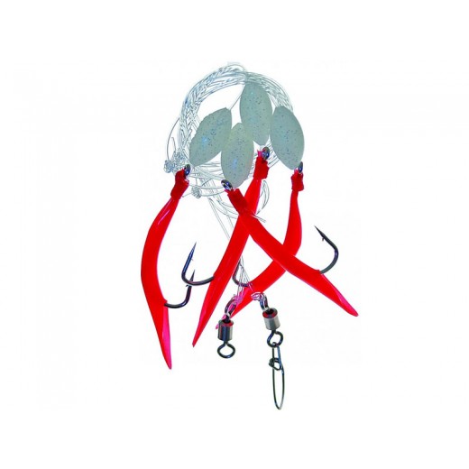 Trubičky A 5/0 návazec červená