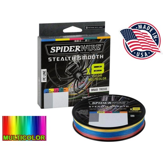 Pletenka SpiderWire - Stealth Smooth x8 0,29mm 26,4kg 300m Multicolor