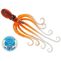 3D Octopus UV Orange Glow 16cm 120g